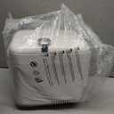 CROWNFUL Mini Fridge, 4 Liter/6 Can Portable Cooler and Warmer Personal Refrigerator for Skin Care, Cosmetics, Beverage, Food,Great for Bedroom, Office, Car, Dorm, ETL Listed (White)