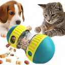 Interactive Pet Treat Dispenser Toy  Adjustable Puzzle Feeder Ball for Dogs & Cats  Slow Feeding, Enrichment and Mental Stimulation