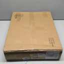 Masupu Extra Large Rattan Nightstand, Modern Boho Farmhouse Wood Bedside Table with Storage Drawer and Open Shelf, Black Frame Side End Table for Bedroom, Living Room, Office (Walnut)