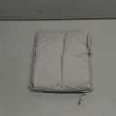 Bed Skirt Queen Size Ruffled Bed Skirt with Split Corners, 18 Inch Drop Dust Ruffle Bed Skirt with Platform, Light Gray (Queen - 18" Drop)