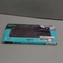 Logitech K400 Plus Wireless Touch TV Keyboard with Easy Media Control and Built-in Touchpad, HTPC Keyboard for PC-Connected TV, Windows, Android, ChromeOS, Laptop, Tablet - Black