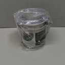 OGGI Stainless Steel Kitchen Canister 52 fl oz - Airtight Clamp Lid, Clear See-Thru Top - Ideal for Kitchen Storage, Food Storage, Pantry Storage. Large Size 5" x 6". (47-ounce)