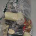 FORUP Christmas Centerpiece, Christmas Candle Holders, Christmas Tabletop Poinsettia Centerpiece with 3 Flameless Candle, Romantic Holiday Candelabrum for Home Party Christmas Table Mantel Decorations