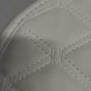 Car Seat Cushion White, Faux Leather Waterproof and Comfortable Seat Protector, Front Bottom Car Seat Covers with Storage Bag, Suitable for Most Vehicles or Office and Home Seats - 1 Pieces