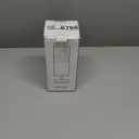 aooshine White Small Table Lamp - Bedside Lamp for Bedroom, Minimalist Nightstand Lamp with Silver Base, Desk Lamp for Kids Room Dorm