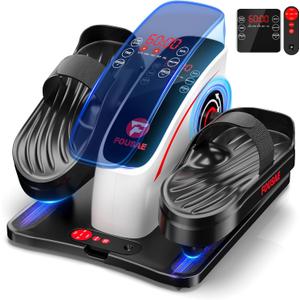 Under Desk Elliptical Machine, Ellipse Leg Exerciser as Seen on TV with 15 Adjustable Speeds Electric Seated Pedal Exerciser for Seniors with Remote Control Leg Exerciser While Sitting for Home Office