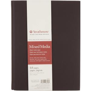 Strathmore 566-8 500 Series Hardbound Mixed Media Art Journal, 8.5"x11" 32 Sheets
