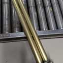 Umbra Cappa Curtain Rod, Includes 2 Matching Finials, Brackets & Hardware, 66 to 120-Inches, Gold