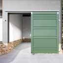 10FT Heavy-Duty Galvanized Steel Exterior Sliding Barn Door Hardware Kit, 450 lbs Capacity,Kit for Outdoor,Fit for MAX 1 Door Width 60in