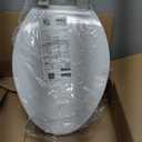 KOHLER K-4774-0 Brevia Elongated White Toilet Seat with Quick-Release Hinges And Quick-Attach Hardware For Easy Clean, White