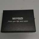 Airtag Wallet for Men Money Clip 9-Card Pop-Up Credit Card Holder with ID Window RFID Blocking Metal Case Magnetic Closure Front Pocket Wallet Gift Box | with Money Clip, Gift Boxed, Slim, RFID Blocking, Pop-up Card Case, Flip (Tiger Eye045)