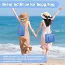 Strap Wrap for Bogg Bag Accessories, Adjustable Shoulder Crossbody Long Strap with Handle Wrap for XL Medium Bog Bag Simply Southern Beach Rubber Tote Bags -White