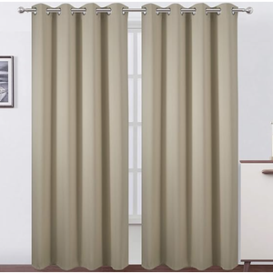 Room/Dividers/Now Premium Room Divider Curtain, 9ft Tall x 9ft Wide (Mocha) | Premium Curtains for Room Partition, Privacy or Blackout | Large Rooms Divider Curtain