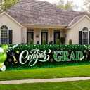 2026 Graduation Decorations-Congrats Grad Yard Sign Banner Decoration for Class of 2026 Graduation Party Supplies(Green and Black)