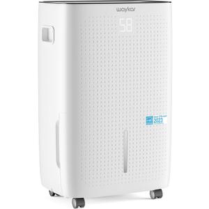 Waykar 150 Pints 7,000 Sq. Ft Energy Star Dehumidifier with Drain Hose for Commercial and Industrial Large Rooms, Home, Basements, Storages, Warehouses and Bedrooms