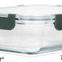 [8-Pack,30 oz]Glass Meal Prep Containers,Glass Food Storage Containers,Airtight lunch Containers with Lids, Microwave, Oven, Freezer and Dishwasher