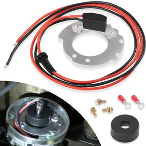 1244A Electronic Ignition Conversion Kit for Ford 4-Cyl Tractors, for 2N 8N 9N 500-800 Series, Single Point, 12V Negative Ground, High-Performance Ignition Module