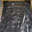 SPACEKEEPER Folding Hand Truck, 500 LB Heavy Duty Luggage Cart, Utility Dolly Platform Cart with 6 Wheels & 2 Elastic Ropes for Luggage, Travel, Moving, Shopping, Office Use, Black