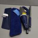 Microfiber Spray Mop for Floors Cleaning: Wet Dry Hardwood Floor Mops with 3 Washable Reusable Pads for Swiffer Powermop - Flat Mop with Sprayer for Tile Wood Laminate Vinyl Marble (Dark Blue)