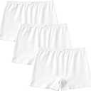 SEVENCANDY Girls Cotton Full Coverage shortPanties Little Big Kids Soft Solid Underwear 3 Years - 12 Years, 2 Pack