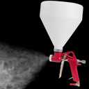 Drywall Texture Sprayer,Air Texture Gun 1.5 Gallon with 3 Nozzle (4.0mm/6.0mm/8.0mm) for Orange Peel Knockdown (Red)