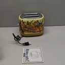 Hazel Quinn X Eduardo Recife Collaboration 2-Slice Retro Toaster, 6 Browning Levels, 3 Functions-Defrost/Reheat/Cancel, Removable Crumb Tray for Easy to Clean, 1.5 Inches Extra Wide Slots (Floral Printed Design)