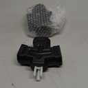 2 Pack Outdoor Plug Outlet Splitter, 3 Way Outlets Power Extender with Safe Cover, Heavy Duty Waterproof Multi Plug for Holiday Decorations, Indoor/Outdoor Use, 1875W/15A, ETL Listed, Black