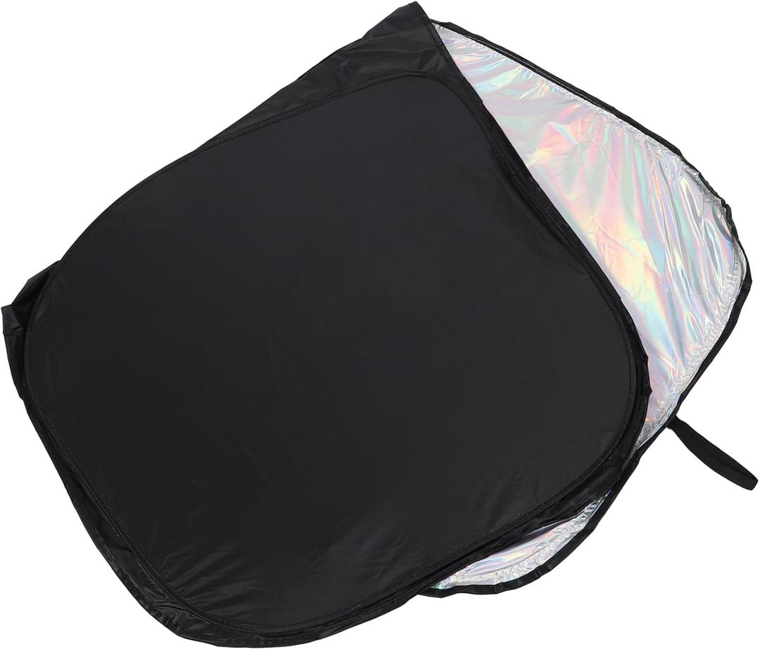 Mobestech Car Windshield Sunshade Heat Insulating Shade Cover Portable Reflective Sun Visor for Cars Easy Installation