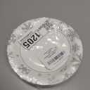 50Pcs Winter Snowflake Paper Plates 7 Inch Winter Wonderland Dessert Plates Christmas Party Decoration Disposable Winter Dinnerware Tableware Set for Holiday Birthday Wedding Party Supplies