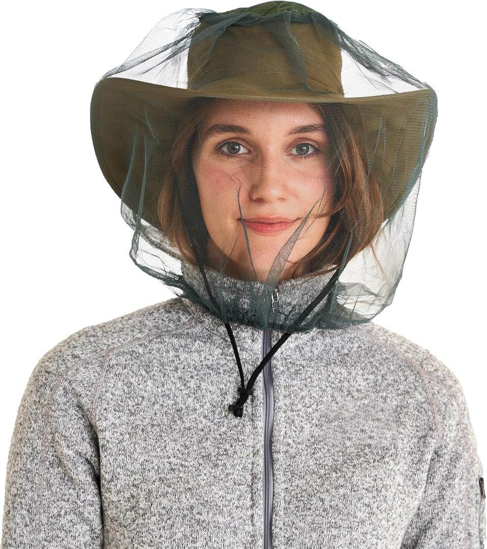 Coghlan's Mosquito Head Net: Ultra-Fine Mesh Netting Protection Against Bugs Gnats Flies Insects, for Outdoor Camping