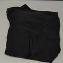 Spandex 6 Foot Rectangle Table Cloth, Elastic Fitted Tablecloths for Picnic, Stretch Washable Patio Table Cover for Outdoor, Camping, Banquet and Parties (Black, 36"x72")