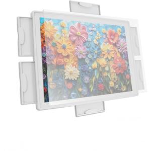 ALL4JIG 1500 Pieces Lightweight Rotating Plastic Puzzle Board with 6 Sliding Drawers and Protective Cover, 360° Lazy Susan Design, 34.25"x26.38" Portable Spinning Puzzle Table for Adults, Ideal Gift