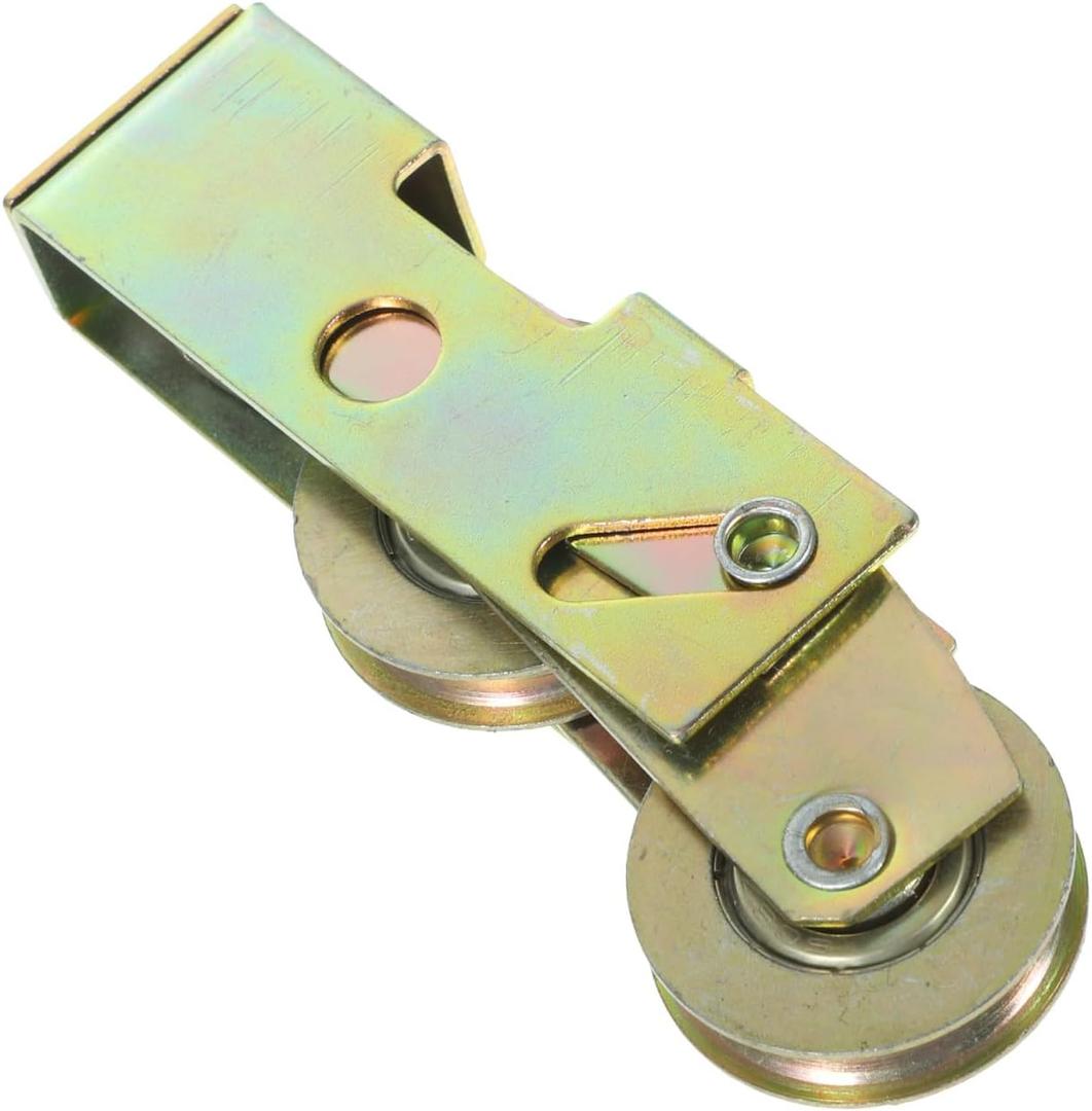 POPETPOP Sliding Door Tandem Roller Aluminum Alloy Sliding Door Rollers Replacement, 250lbs Load Capacity for Glass Patio Shower, Easy Installation