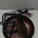 Daoeny Bird Bath for Outside, 42In Vintage Freestanding Birdbaths for Outdoors, Double Metal Bird Bath Feeder Bowls for Garden Patio Yard Lawn Decor, Upgraded 5-Pronged Base (Antique Bronze)