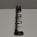 AmoiChic Adhesive Wall Mounted Pot Pan Rack, Kitchen Wall Mounted Detachable Pan Lid Utensils Organizer Hanging Rail with 8 Hooks for Kitchen Bathroom Bedroom, 17.7''