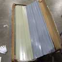 NeatiEase 10 Pcs Metal Roofing Panels, 5.1 Feet Corrugated Galvanized Roofing Panels Metal Siding Panels with Steel Screws for Pergola, Gazebo, Shed, Outdoor Storage, Chicken Coop, Patio,Garages (Gray)