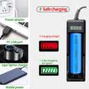 Rechargeable Blue Light Tactical Flashlight1000 Yards Blue Night Vision LED Light kit, Universal Picatinny Rail Mount with Pressure Switch for Long Distance Night Observation.