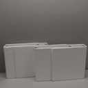 2-inch 3 Ring Binder with 2 Interior Pockets, Heavy Duty 2'' Binders Holds US Letter Size 8.5'' x 11'' Paper - Versatile Binders for Office, Home, and School Use, 6 Pack (White)