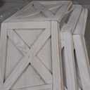 [2025 New] Natural Wood Christmas Tree Collar Stand for Real Trees up to 7.5ft, Durable Tree Base Cover with Easy Installation, Home Holiday Christmas Decoration (Washer White, D-27 Inch)