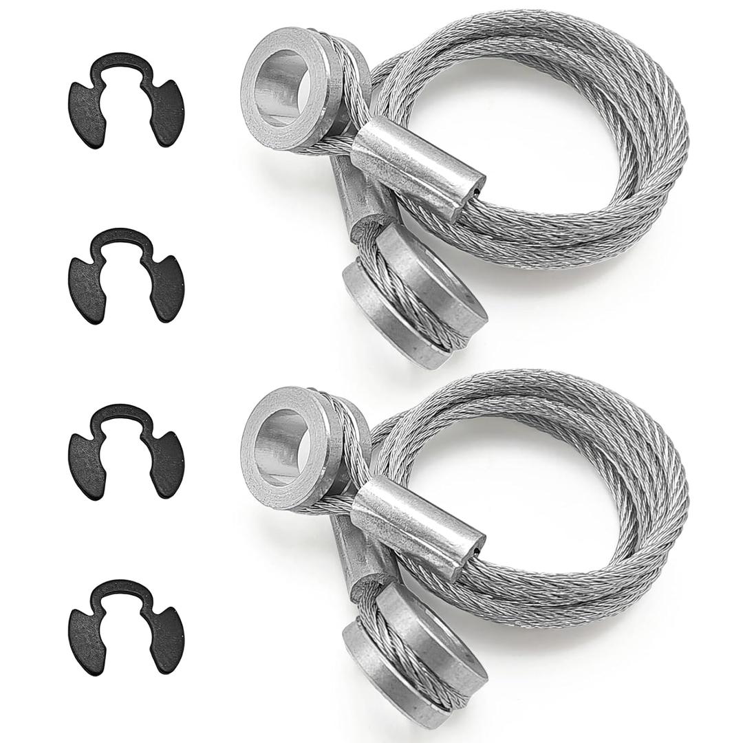 1 Pair Control Cables for HLK2047 Hood Strut Compatible with Peterbilt 357 375 377 378 379 1987-2010, Replacement Part L92-6000-0718, 924-5402