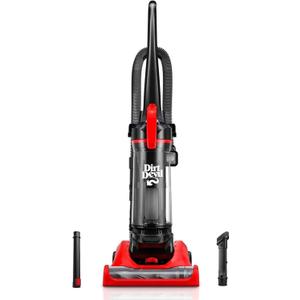 Dirt Devil Multi-Surface+ Upright Bagless Vacuum Cleaner for Carpet and Hard Floor, Powerful, Lightweight, Corded Vacuum Cleaners for Home Use, Red