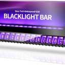 42W LED Black Light Bar, IP66 Waterproof Blacklight Bar with 6ft Cord+Plug+Switch, Black Lights for Glow Party, Fluorescent Poster, Body Paint, Birthday, Halloween, Bedroom, Classroom