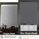 No Drill Top Down Bottom Up Blackout Cellular Shades 29.5"W x 64"H