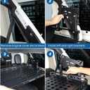 JOYTUTUS Upgraded Rear Trunk Cargo Rack Compatible with 2018-2026 Wrangler JL (4-Door Hard-Top Only), Adjustable Height Sturdy Trunk Shelf Interior Luggage Basket for Camping Trip Gear, Max 176 LBS
