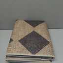 Easy Jute Checkered Runner Rug,2x6 Kitchen Runner Rugs for Hallway Non Slip Washable Checkered Indoor Outdoor Carpet for Laundry Room Bedroom Entry 6ft