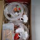 Christmas Lights, 10 Tree Lights 120 LED Christmas Decorations Indoor, Battery Operated Christmas Window Lights 9.84 ft Waterproof String Light (Warm Round lamp)