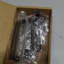 Ravinte 5 Pack 3-1/2 Inch Hole Centers Matte Black Cabinet Pulls - Kitchen Handles, Solid Drawer Pulls, Zinc Alloy Hardware, Square Bar Handles