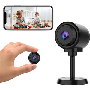 VSTARCAM Tiny Camera for Home Security 1Pcs, 2.4GHz WiFi Portable Battery Operated with IR Night Vision, Human Detection, 136 Wide Angle, Baby Monitor Small Motion Activated Camera