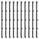 9 in Inside Foam for Metal Roofs Classic Rib Profile Foam Closure Strips Fit for Metal Roofing Panels 3 Feet Long Roof Closure Strips (10 Pcs)