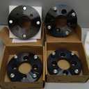 GAsupply 4x110 to 4x156 Wheel Adapters 12x1.25 Studs Fit for UForce ZForce Snarler Viking Wolverine YXZ1000R, 1 inch 25mm 4x110mm to 4x156mm ATV Wheel Spacer Adapter Black 74.1mm Hub Bore, 4pcs